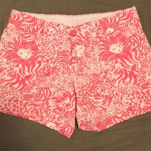 Lilly Pulitzer shorts (pink lion)